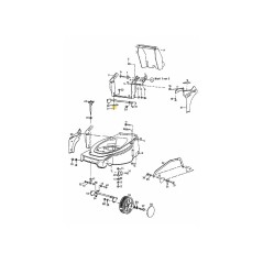 Écrou : HEX : M5 x 0,80 : DIN 985 712-0675 ORIGINAL MTD