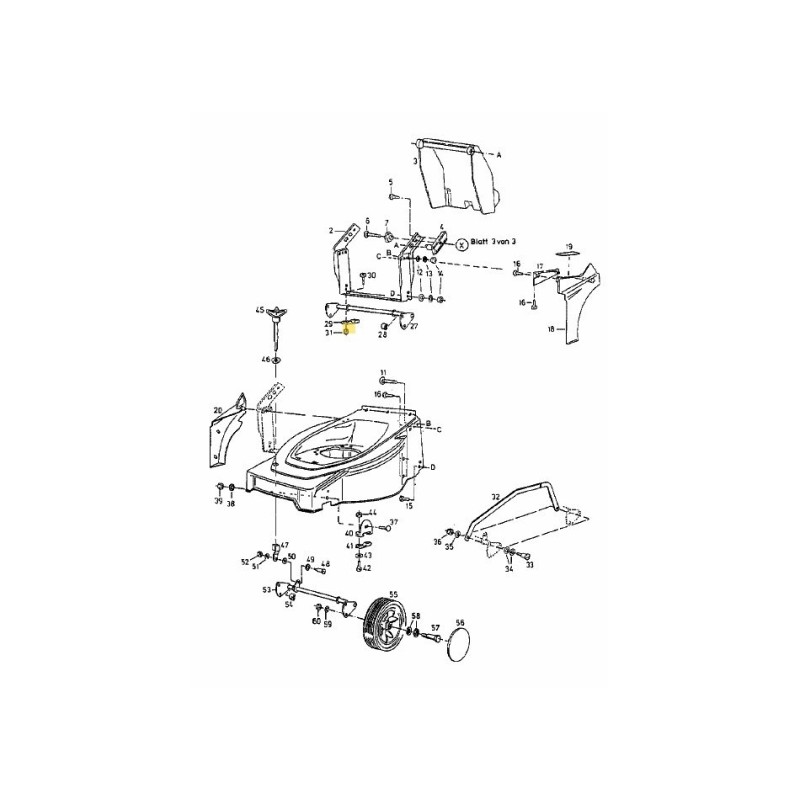 TUERCA:HEXAGONAL:M5 x 80:DIN 985 712-0675 ORIGINAL MTD