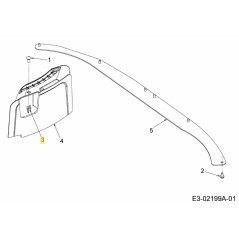 TUERCA: ALA: 1/4-20 712-3087 ORIGINAL MTD | Newgardenstore.eu