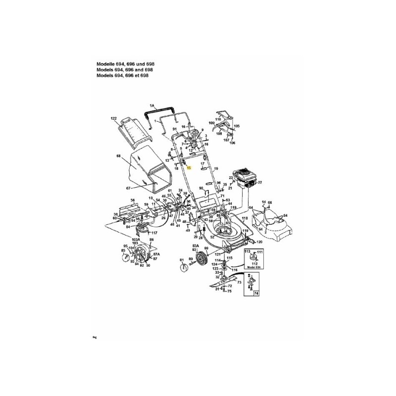 Flügelmutter 720-0276 Original MTD