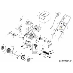 Écrou à oreilles 720-0366637 d'origine MTD