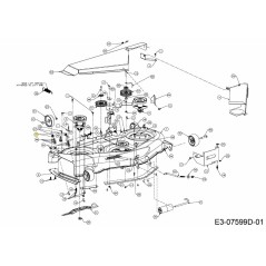 TUERCA: VELOCIDAD: 7 MM A PRESIÓN 726-0372 ORIGINAL MTD | Newgardenstore.eu