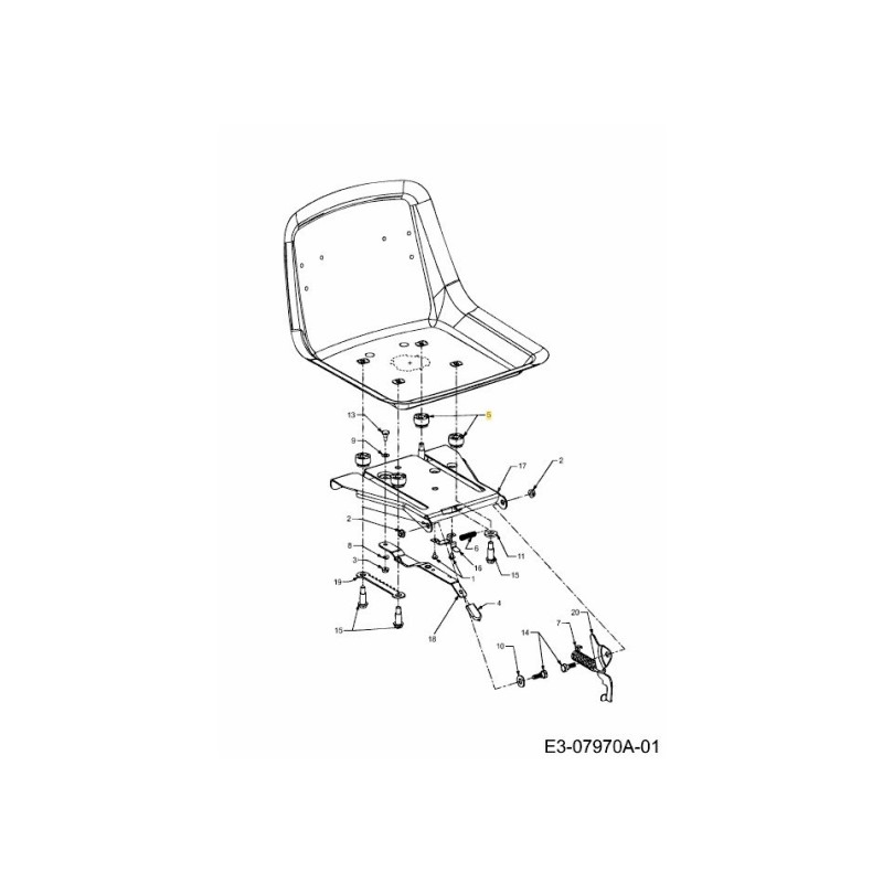 SPCR:SEAT:ADJ 731-04074 ORIGINAL MTD