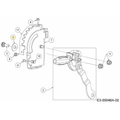 AJUSTE DE SOPORTE 787-03837B ORIGINAL MTD | Newgardenstore.eu