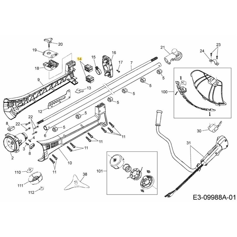 DAMPER 092.63.896 ORIGINAL MTD DAMPER 092.63.896 ORIGINAL MTD