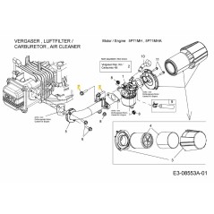 Schraube M6x25 710-04919 Original MTD