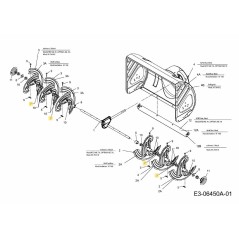 Poulie d'espacement 731-04871 ORIGINALE MTD