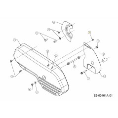 Sechskantflanschmutter 10-32 712-04113 Original MTD | Newgardenstore.eu