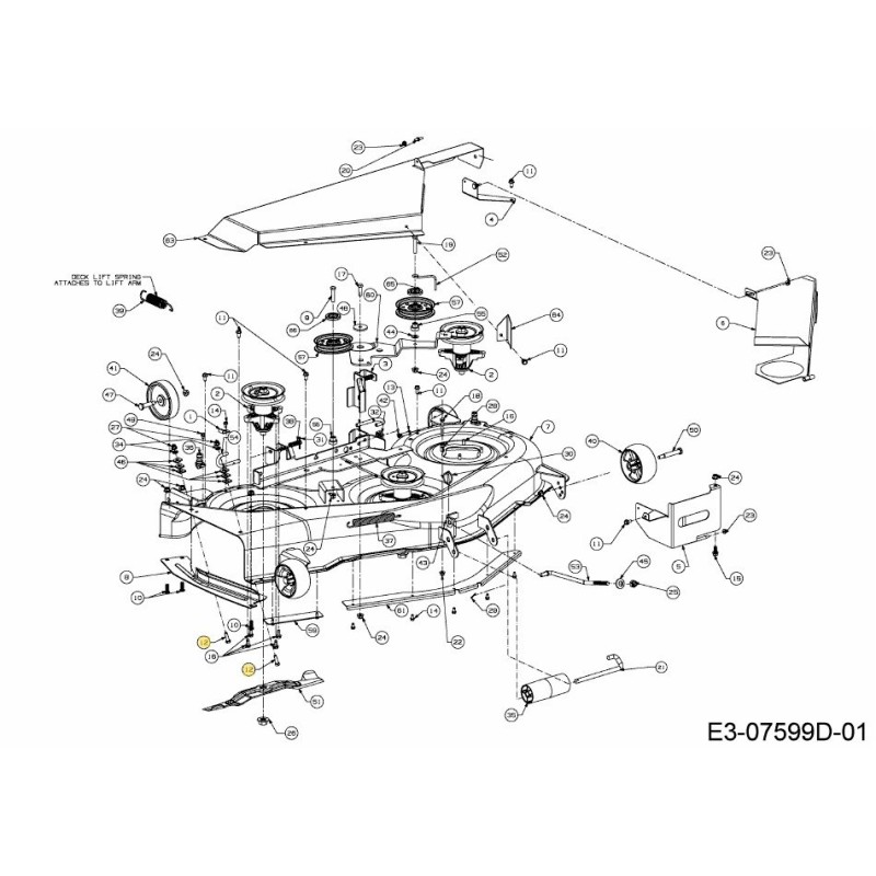 VITE A TESTA ESAGONALE M8-1.25 710-04723 ORIGINALE MTD