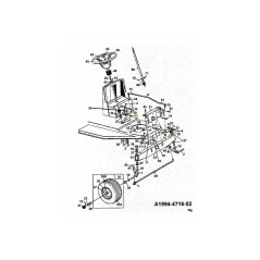 Sechskant-Kontermutter 3/8-24 x 0,218 712-0446 Original MTD | Newgardenstore.eu