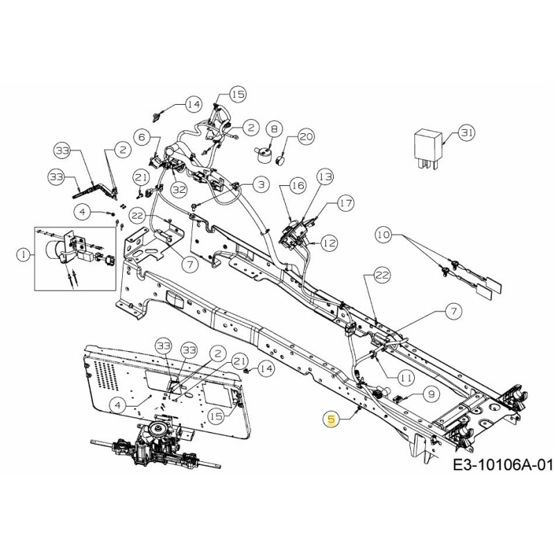 Mutter:Sechskant:Jamlk:1/4-20:Grün2:Nylon 712-05106 Original Montiert