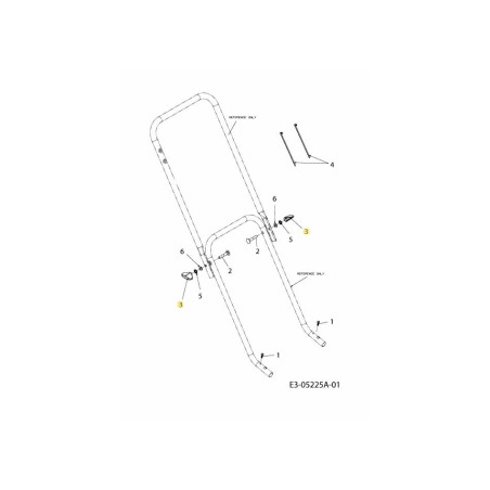 TUERCA: ALA: M8 X 1.25: NEGRO LOBO 720-0368 ORIGINAL MTD | Newgardenstore.eu
