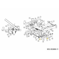 RONDELLE PLATE 736-04183 ORIGINALE MTD