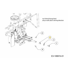 ABSTANDSHALTER: Ò12 x 1,5 L-16MM 750-1133 ORIGINAL MTD | Newgardenstore.eu