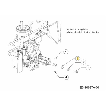 ABSTANDSHALTER: Ò12 x 1,5 L-16MM 750-1133 ORIGINAL MTD | Newgardenstore.eu