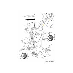 VIS À TÊTE HEXAGONALE AF-43084 ORIGINAL MTD