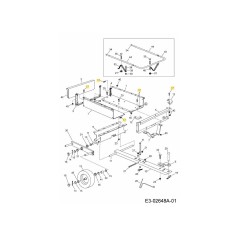 PERNO, HEXAGONAL CABEZA 1/4-20x5/8 GR 5 PL AF-43866 ORIGINAL MTD