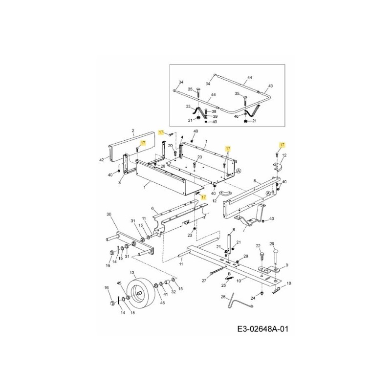 BOLT,HEX HD 1/4-20x5/8 GR 5 PL AF-43866 ORIGINAL MTD