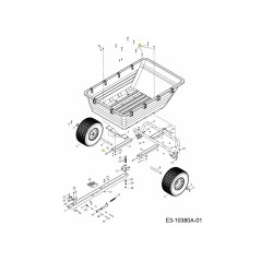 ASSIEME BULLONE ESAGONALE AF-44292 ORIGINALE MTD