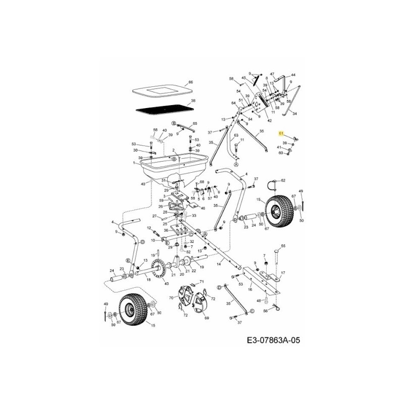 Flügelmutter AF-47141 Original MTD