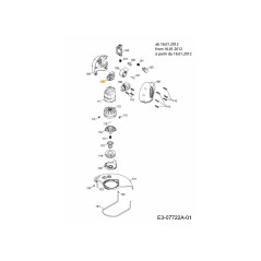 Articolazione, destra 7136305 ORIGINALE MTD | Newgardenstore.eu
