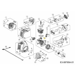 GUARNIZIONE TESTATA CILINDRO 753-06827 ORIGINALE MTD