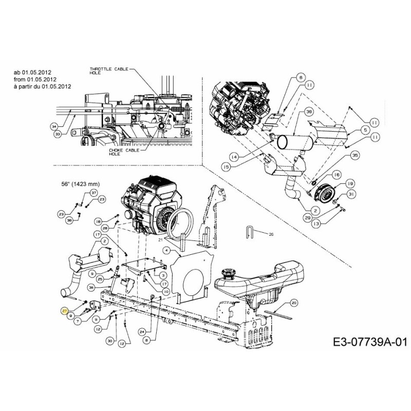 OCCHIELLO 735-04291 ORIGINALE MTD