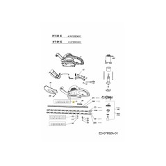 DADO, BRACCIO, BILANCIERE DELLA VALVOLA SG-2082443 ORIGINALE MTD