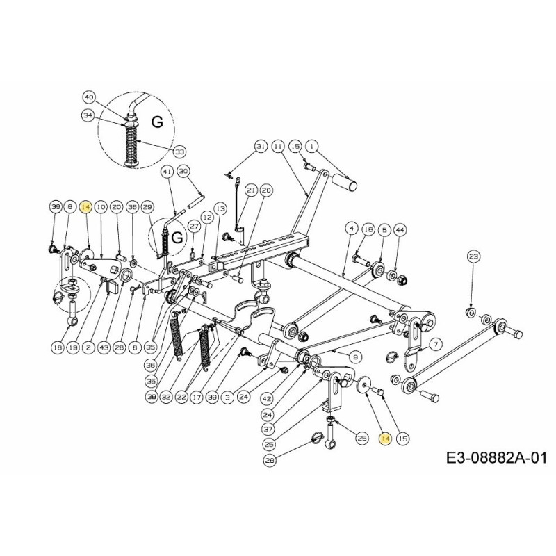 Unterlegscheibe 703-09695 Original MTD