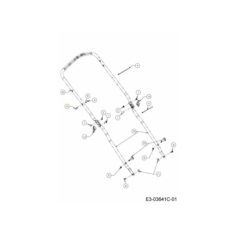 ŒIL DE VERROU : M6 782-7627C ORIGINAL MTD