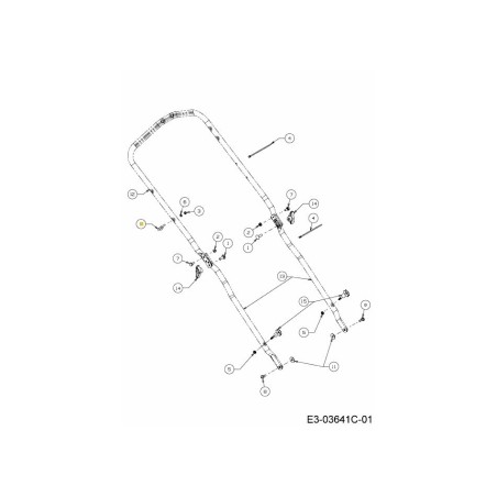 ŒIL DE VERROU : M6 782-7627C ORIGINAL MTD | Newgardenstore.eu