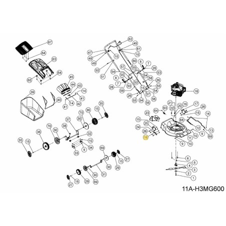 BO CON TESTA MEZZA TONDA E COLLO QUADRATO 092.70.045 ORIGINALE MTD | Newgardenstore.eu