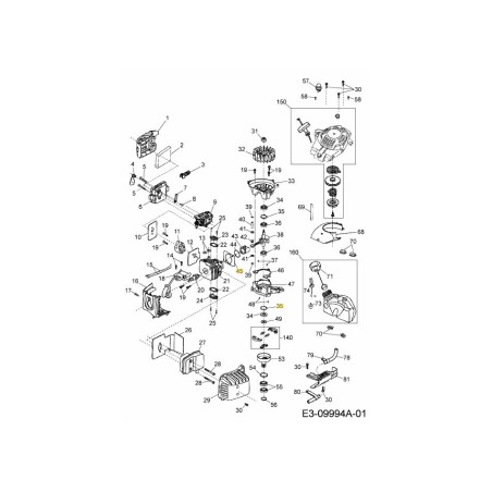 Zylinderkopfdichtung 092.63.816 Original MTD | Newgardenstore.eu