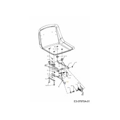 AJUSTADOR DE ASIENTO 720-0309A ORIGINAL MTD | Newgardenstore.eu