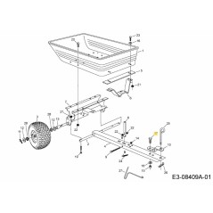SCHRAUBE, SECHSKANT 3/8-16x1-1/4 GR5 PLTD AF-43087 ORIGINAL MTD | Newgardenstore.eu