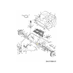 ENSEMBLE DE BOULON HEXAGONAL AF-44961 ORIGINAL MTD