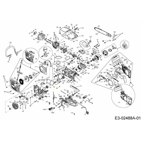 ALLOGGIAMENTO DELLA GUARNIZIONE 092.63.364 ORIGINALE MTD | Newgardenstore.eu
