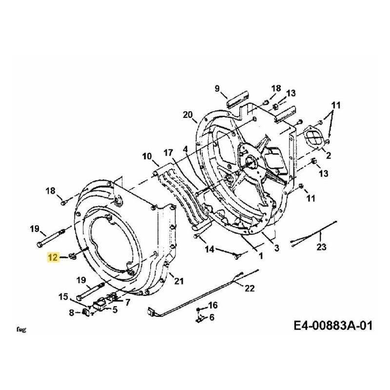 NUT:WING:5/16-18 W/BELL WASH 712-0421 ORIGINAL MTD