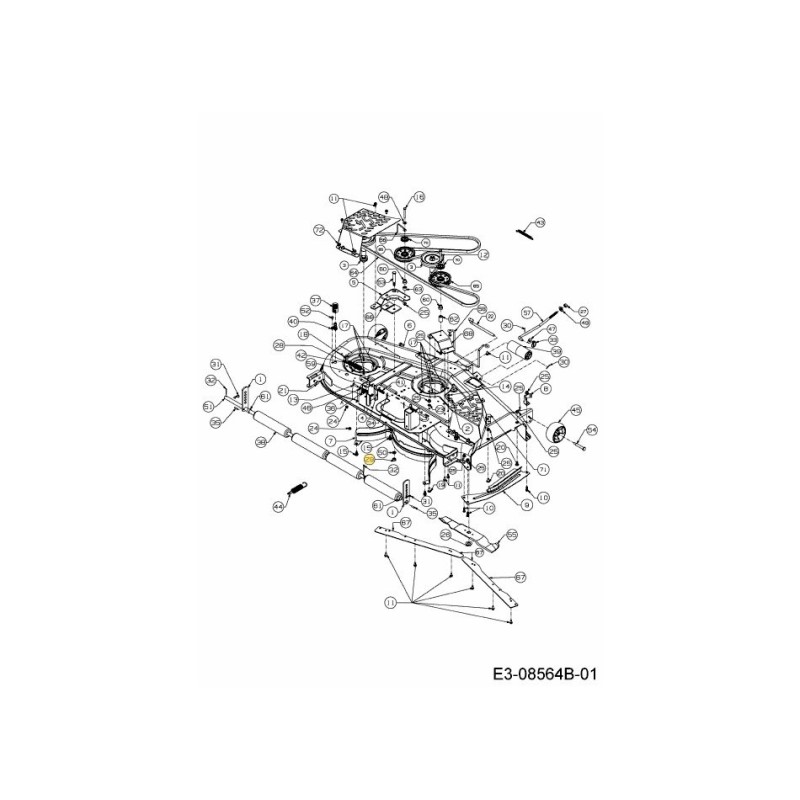 Mutter:Sechskant:1/2-13:GRB:CTRLK 712-3022 Original MTD