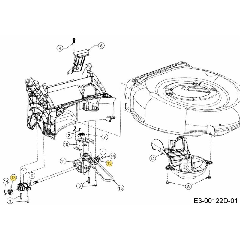 Antriebsritzel 717-05445 Original MTD