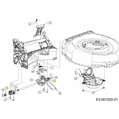 Antriebsritzel 717-05445 Original MTD | Newgardenstore.eu