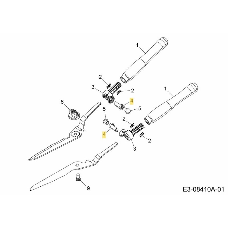 supporto per tampone 7426201 ORIGINALE MTD