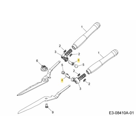 soporte para buffer 7426201 ORIGINAL MTD | Newgardenstore.eu
