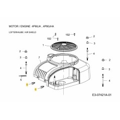 PERNO DE GANCHO 710-05305 ORIGINAL MTD