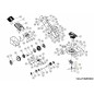 Vis autotaraudeuse à tête hexagonale 092.70.061 d'origine MTD
