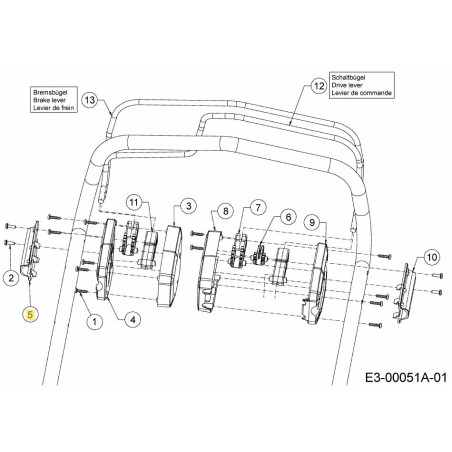 ALLOGGIAMENTO CONT MORSETTO R 731-12982B ORIGINALE MTD | Newgardenstore.eu