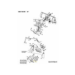 BULLONE ESAGONALE 5/16-18 x 1 GR 5 AF-43063 ORIGINALE MTD