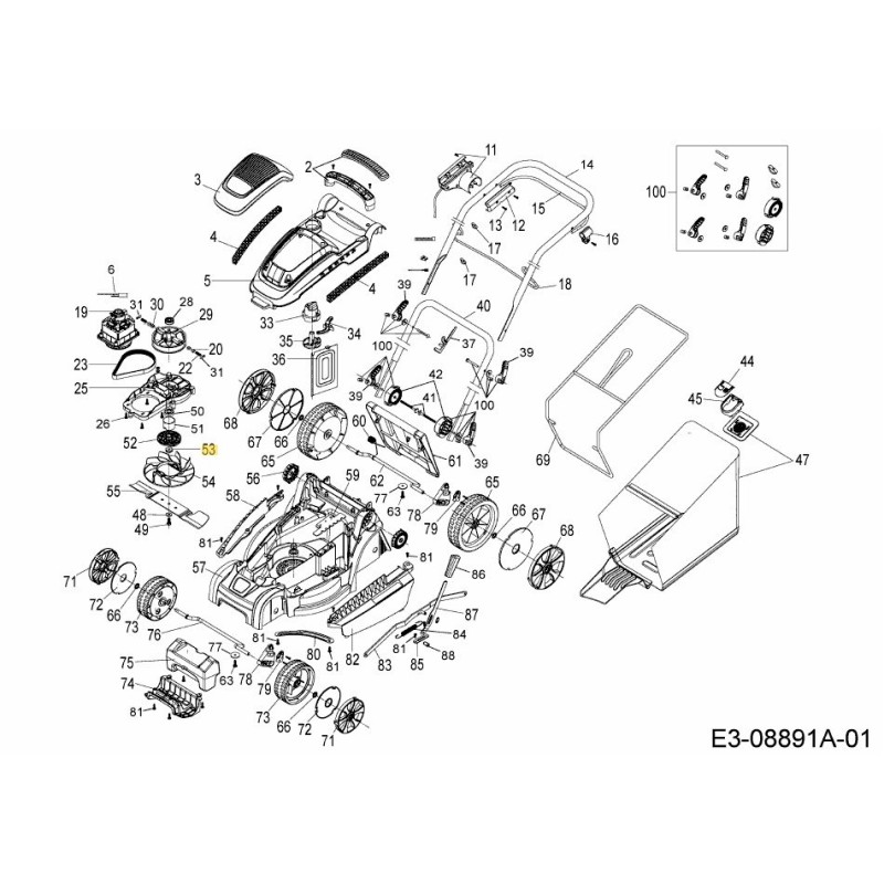RONDELLE 731-10704 ORIGINALE MTD