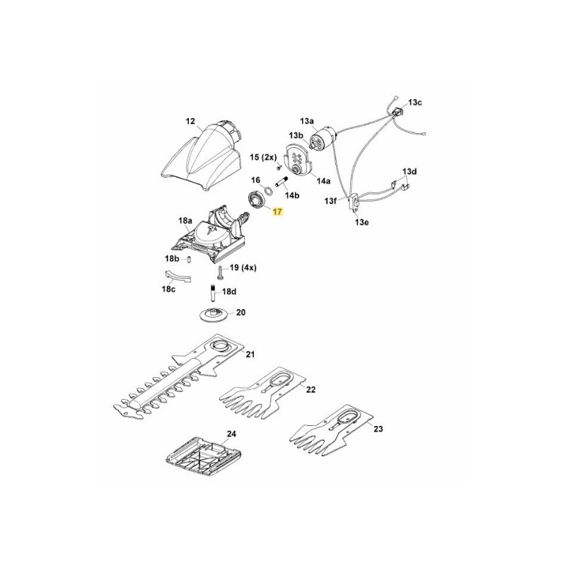 INGRANAGGIO DEL CILINDRO 7086313 ORIGINALE MTD