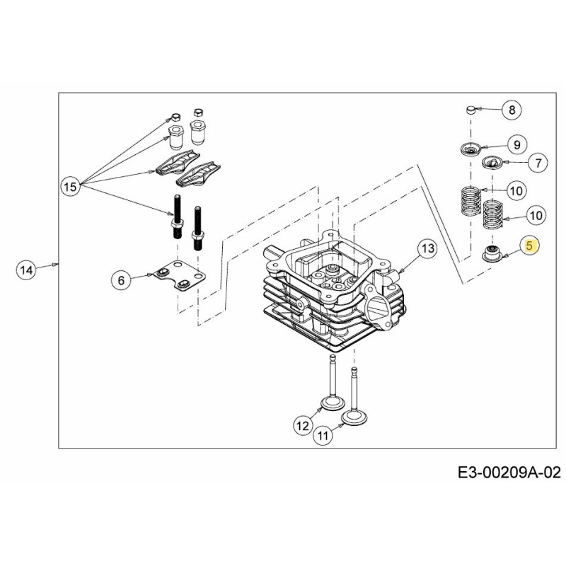 SEAL-INTAKE VALVE 751-11894 ORIGINAL MTD